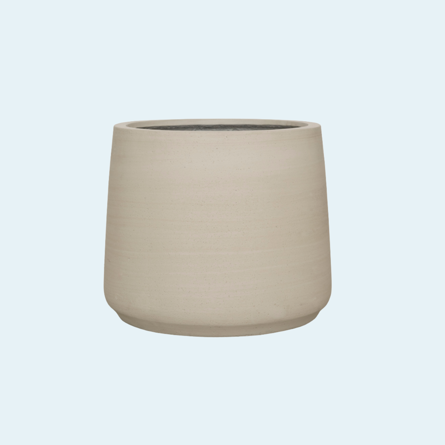 Beige Fibersten Potte Ø23 x H19 cm.